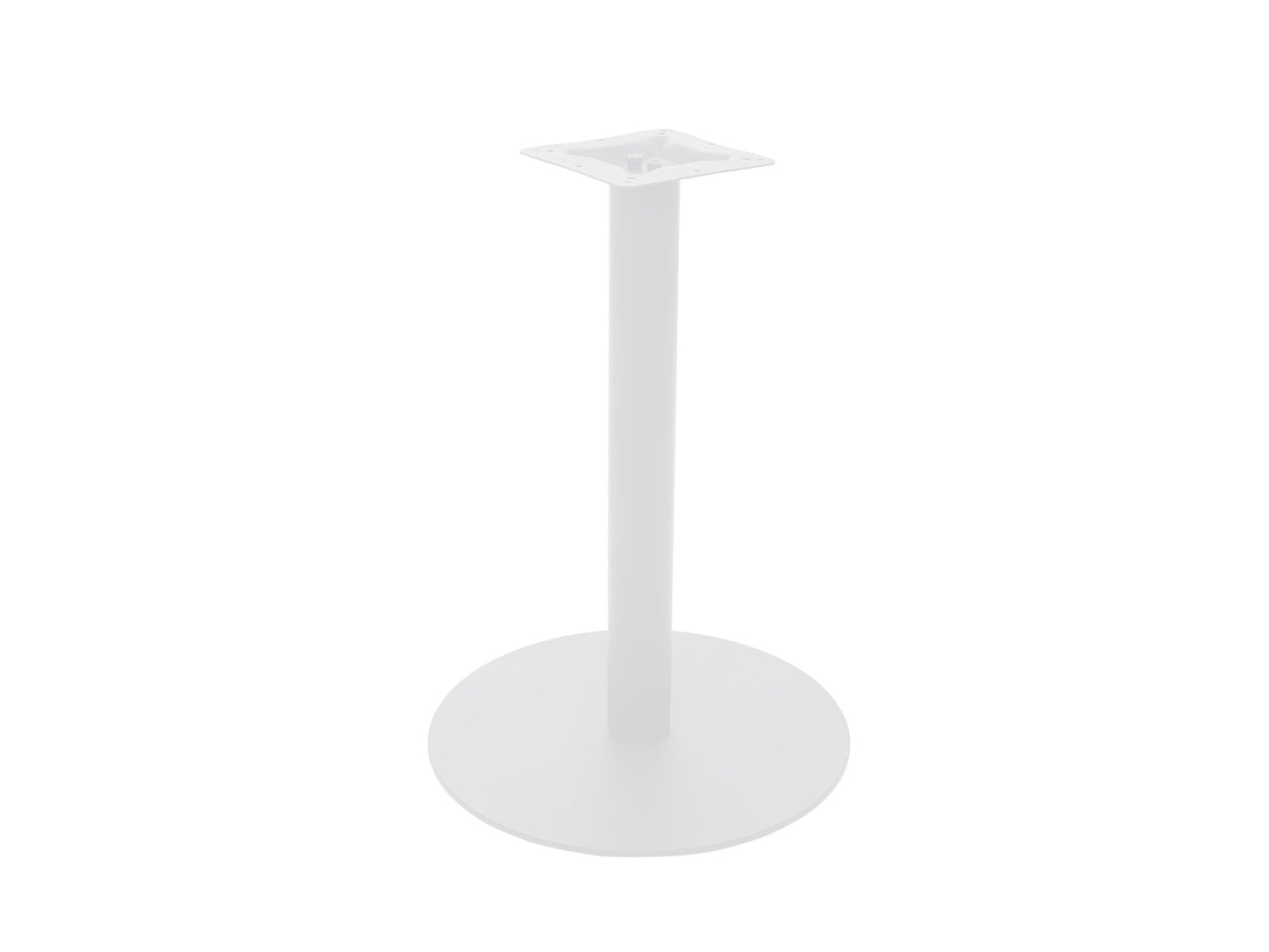 BFM Seating Uptown - 20" Round Base - Dining Height - 3" Round Column - 11 7/8" Bolt - On Top Plate - (BFM - LP - 20R) - SchoolOutlet