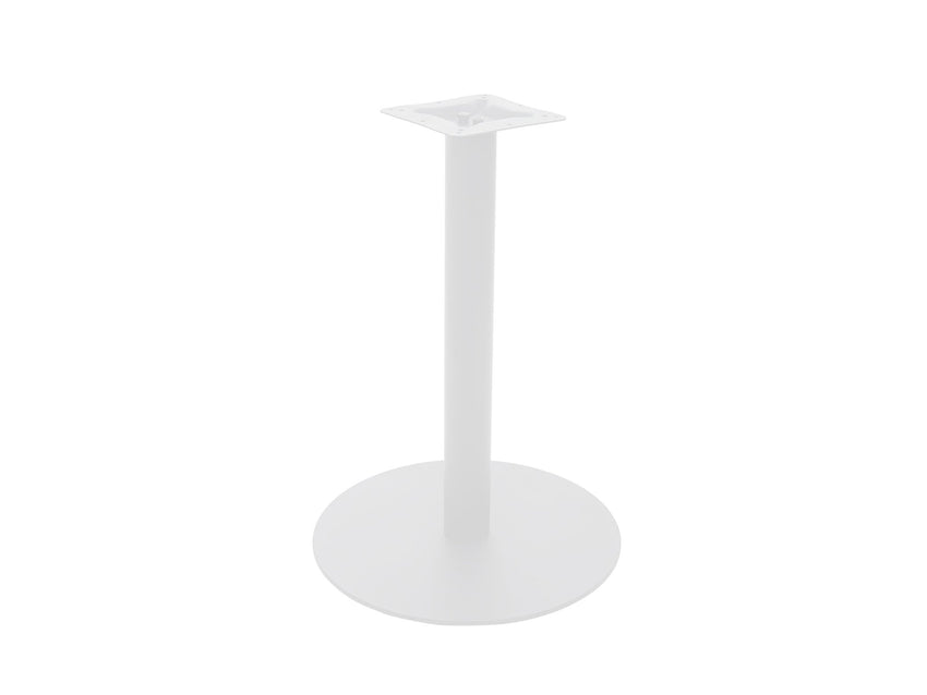 BFM Seating Uptown - 20" Round Base - Dining Height - 3" Round Column - 11 7/8" Bolt - On Top Plate - (BFM - LP - 20R) - SchoolOutlet