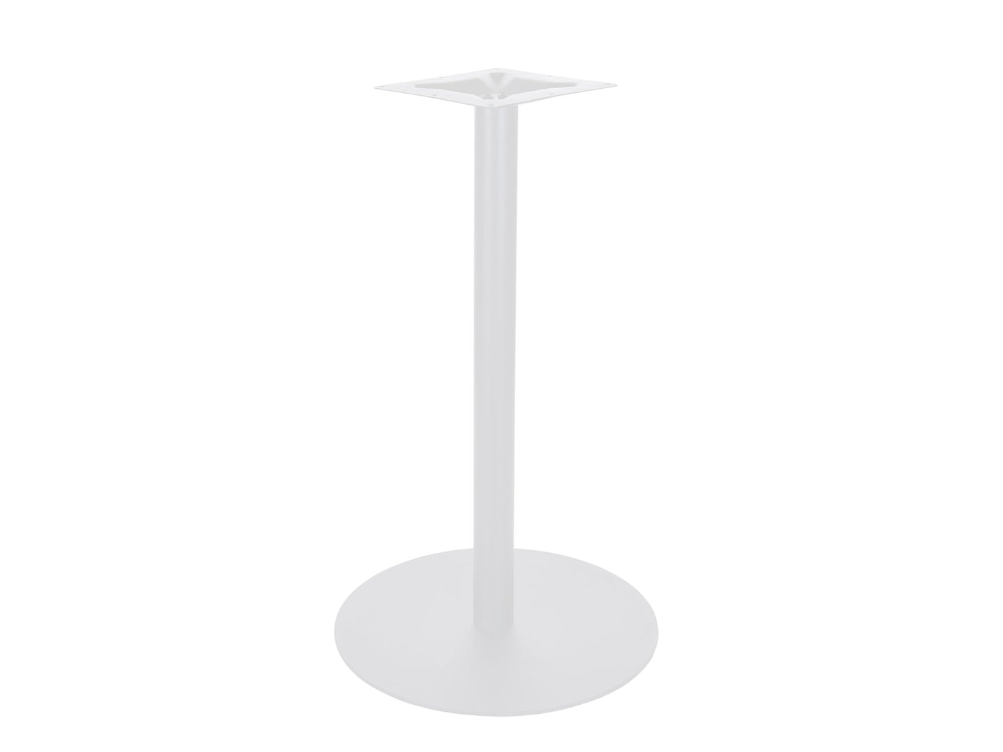 BFM Seating Uptown - 20" Round Base - Bar Height - 3" Round Column - 11 7/8" Bolt - On Top Plate - (BFM - LP - 20RT) - SchoolOutlet