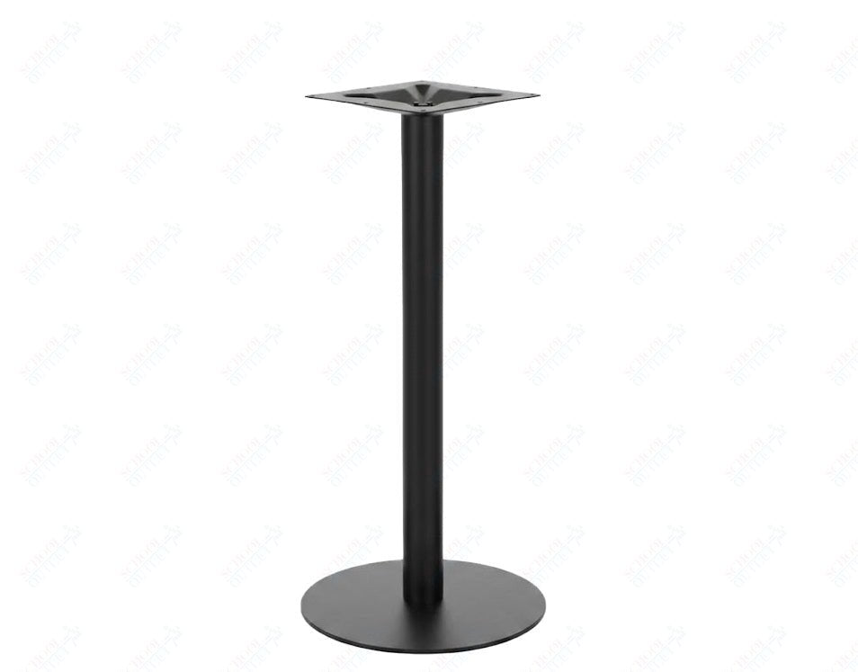BFM Seating Uptown - 20" Round Base - Bar Height - 3" Round Column - 11 7/8" Bolt - On Top Plate - (BFM - LP - 20RT) - SchoolOutlet