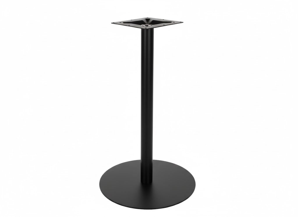 BFM Seating Uptown - 20" Round Base - Bar Height - 3" Round Column - 11 7/8" Bolt - On Top Plate - (BFM - LP - 20RT) - SchoolOutlet