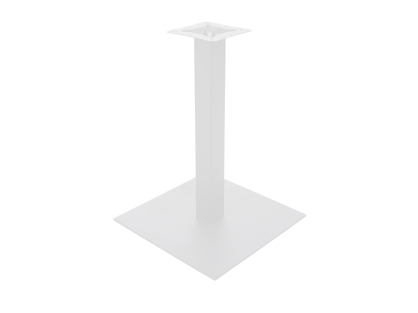 BFM Seating Uptown - 20" Square Base - Dining Height - 3" Square Column - 11 7/8" Bolt - On Top Plate - (BFM - LP - 20SQ) - SchoolOutlet