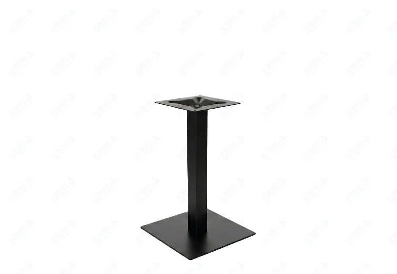 BFM Seating Uptown - 20" Square Base - Dining Height - 3" Square Column - 11 7/8" Bolt - On Top Plate - (BFM - LP - 20SQ) - SchoolOutlet