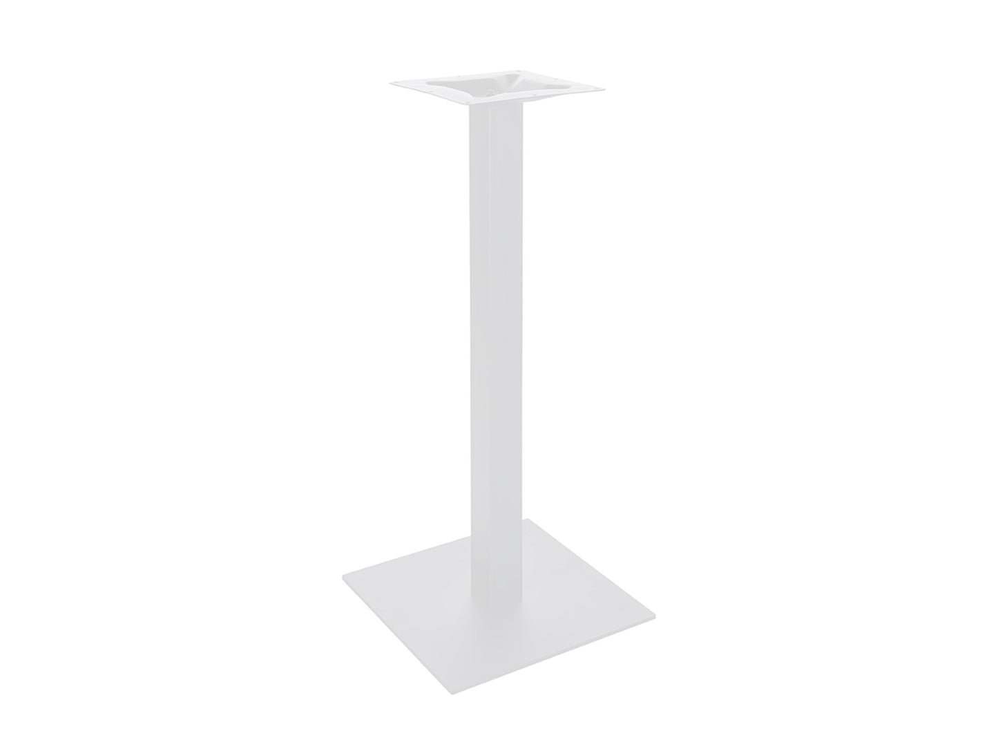 BFM Seating Uptown - 20" Square Base - Bar Height - 3" Square Column - 11 7/8" Bolt - On Top Plate - (BFM - LP - 20SQT) - SchoolOutlet