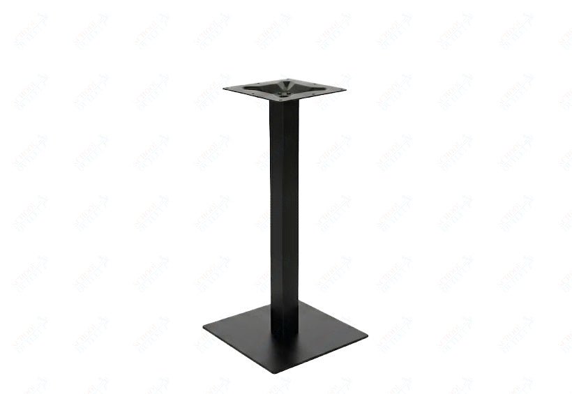 BFM Seating Uptown - 20" Square Base - Bar Height - 3" Square Column - 11 7/8" Bolt - On Top Plate - (BFM - LP - 20SQT) - SchoolOutlet