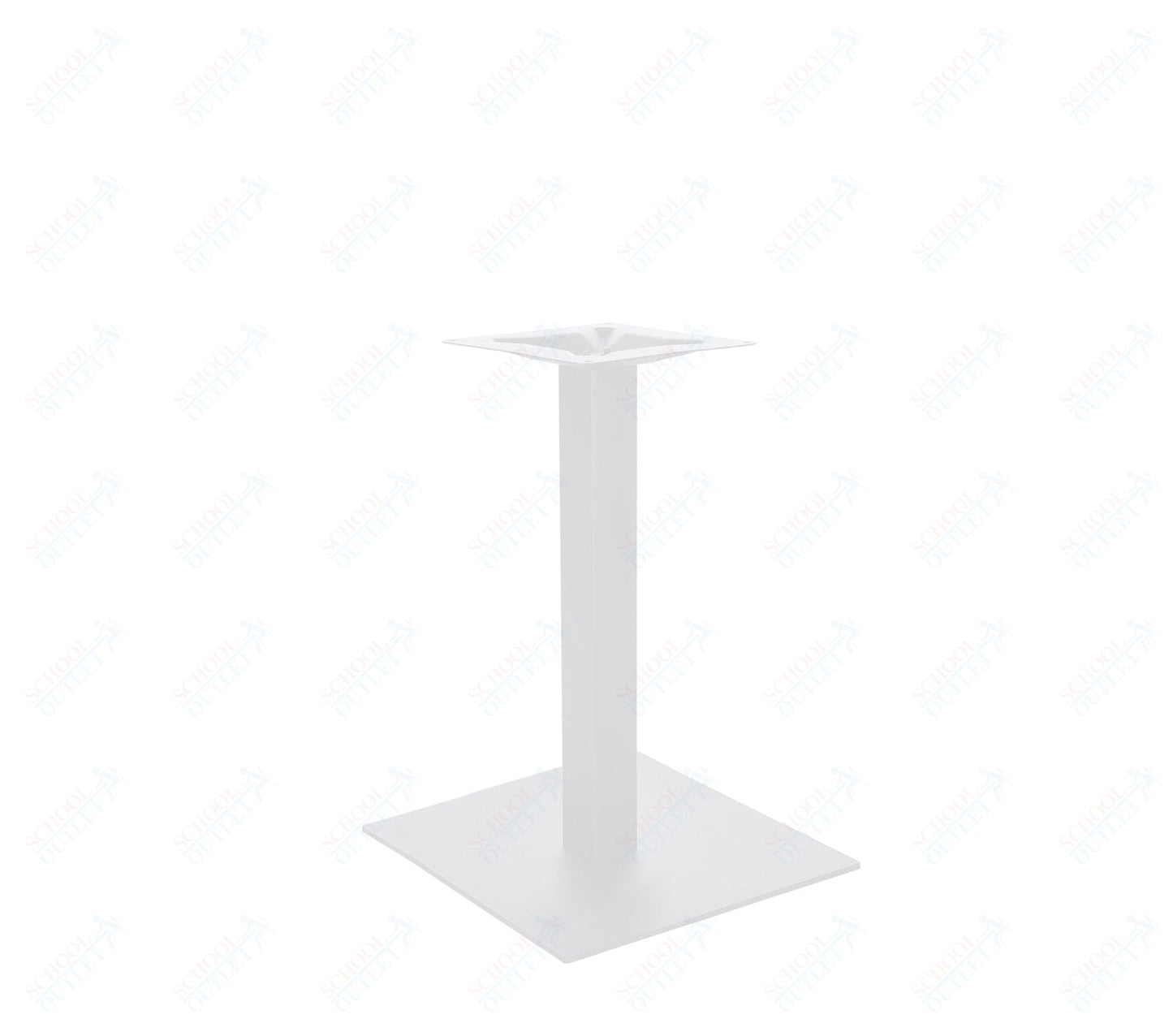 BFM Seating Uptown - 20" Square Base - Dining Height - 3" Square Column - 11 7/8" Bolt - On Top Plate - (BFM - LP - 20SQ) - SchoolOutlet
