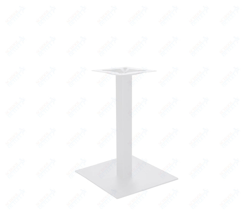 BFM Seating Uptown - 20" Square Base - Dining Height - 3" Square Column - 11 7/8" Bolt - On Top Plate - (BFM - LP - 20SQ) - SchoolOutlet