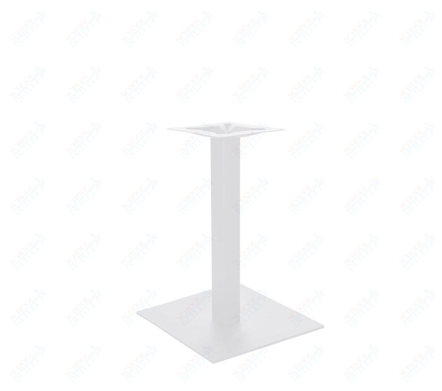BFM Seating Uptown - 20" Square Base - Bar Height - 3" Square Column - 11 7/8" Bolt - On Top Plate - (BFM - LP - 20SQT) - SchoolOutlet