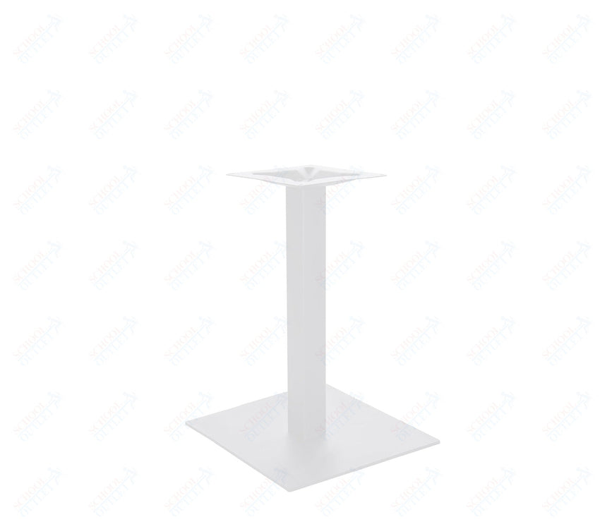 BFM Seating Uptown - 20" Square Base - Bar Height - 3" Square Column - 11 7/8" Bolt - On Top Plate - (BFM - LP - 20SQT) - SchoolOutlet