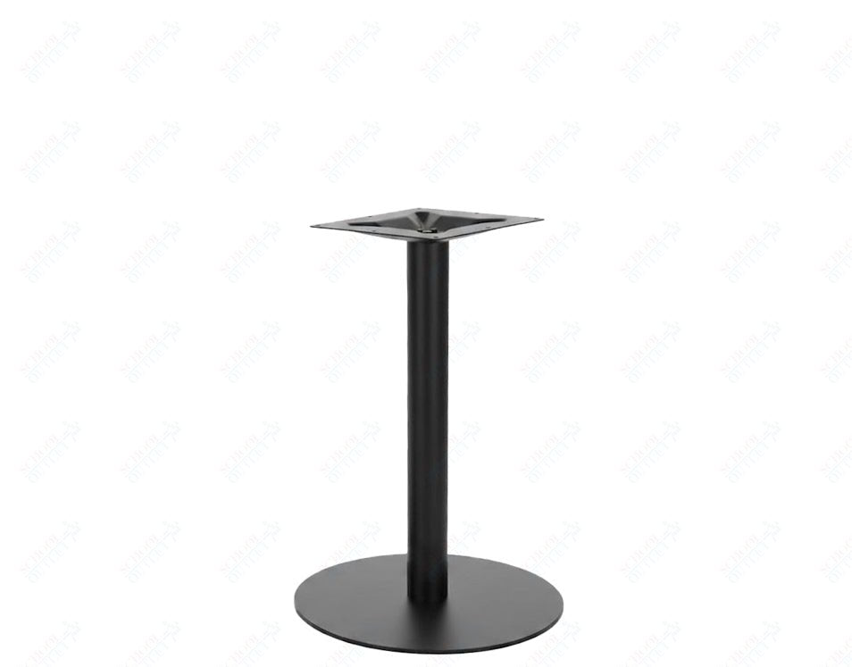 BFM Seating Uptown - 24" Round Base - Dining Height - 3" Round Column - 11 7/8" Bolt - On Top Plate - (BFM - LP - 24R) - SchoolOutlet