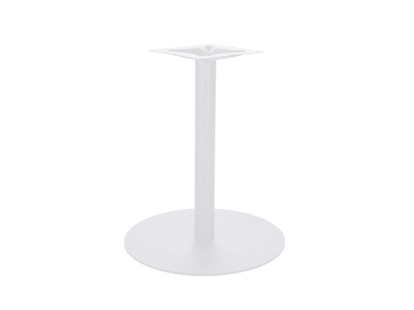BFM Seating Uptown - 24" Round Base - Dining Height - 3" Round Column - 11 7/8" Bolt - On Top Plate - (BFM - LP - 24R) - SchoolOutlet