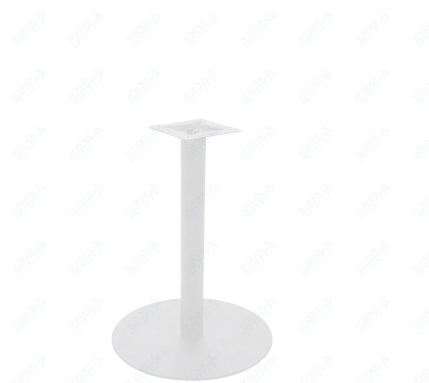 BFM Seating Uptown - 24" Round Base - Dining Height - 3" Round Column - 11 7/8" Bolt - On Top Plate - (BFM - LP - 24R) - SchoolOutlet