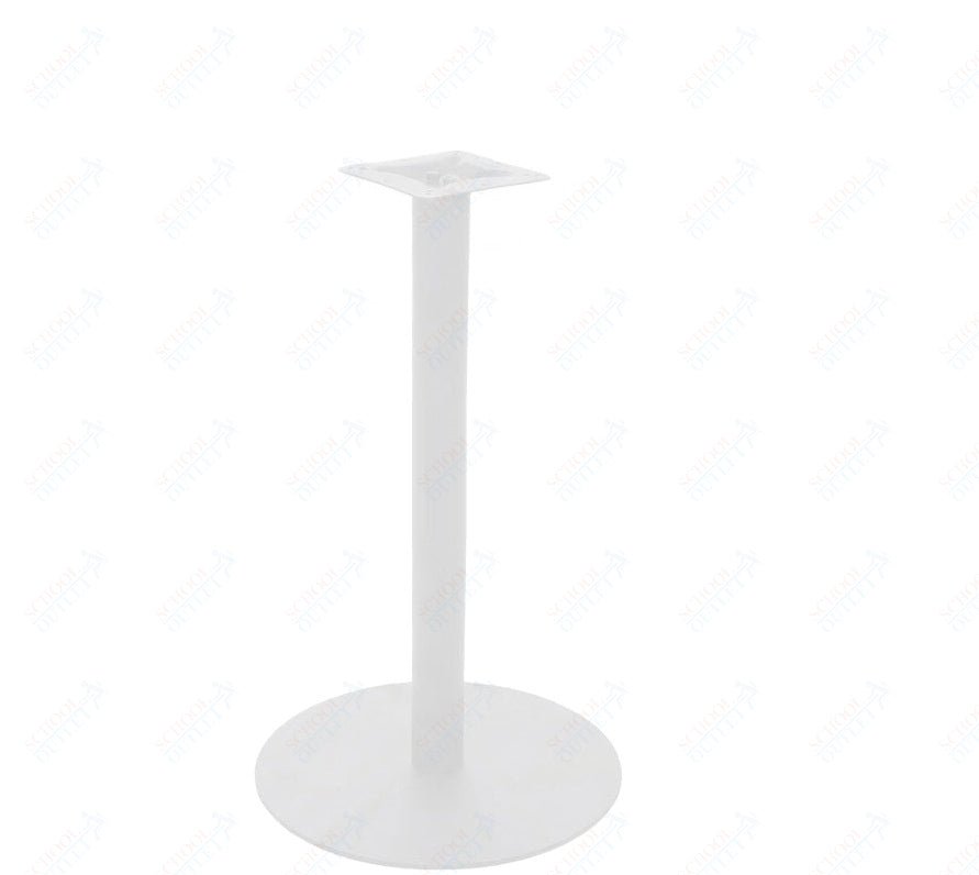 BFM Seating Uptown - 24" Round Base - Bar Height - 3" Round Column - 11 7/8" Bolt - On Top Plate - (BFM - LP - 24RT) - SchoolOutlet