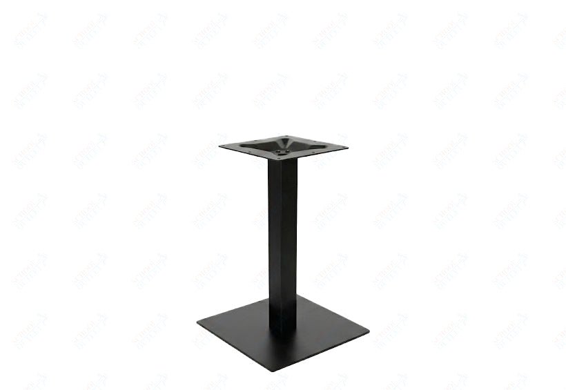 BFM Seating Uptown - 24" Square Base - Dining Height - 3" Square Column - 11 7/8" Bolt - On Top Plate - (BFM - LP - 24SQ) - SchoolOutlet