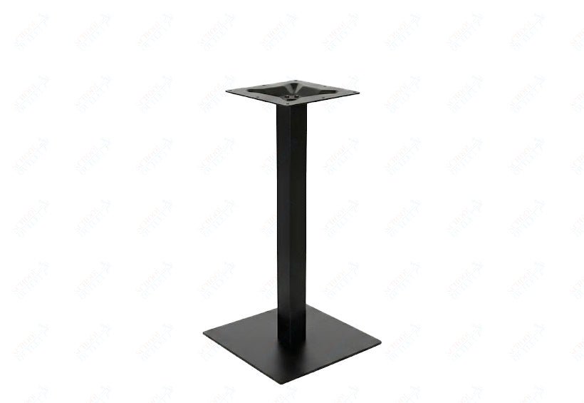 BFM Seating Uptown - 24" Square Base - Bar Height - 3" Square Column - 11 7/8" Bolt - On Top Plate - (BFM - LP - 24SQT) - SchoolOutlet