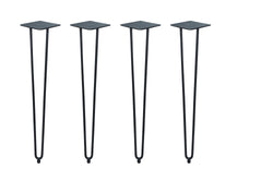 BFM Seating NV 4 Leg Set - Dining Height - Sand Black 28.5"H (BFM-NV4L-SB)