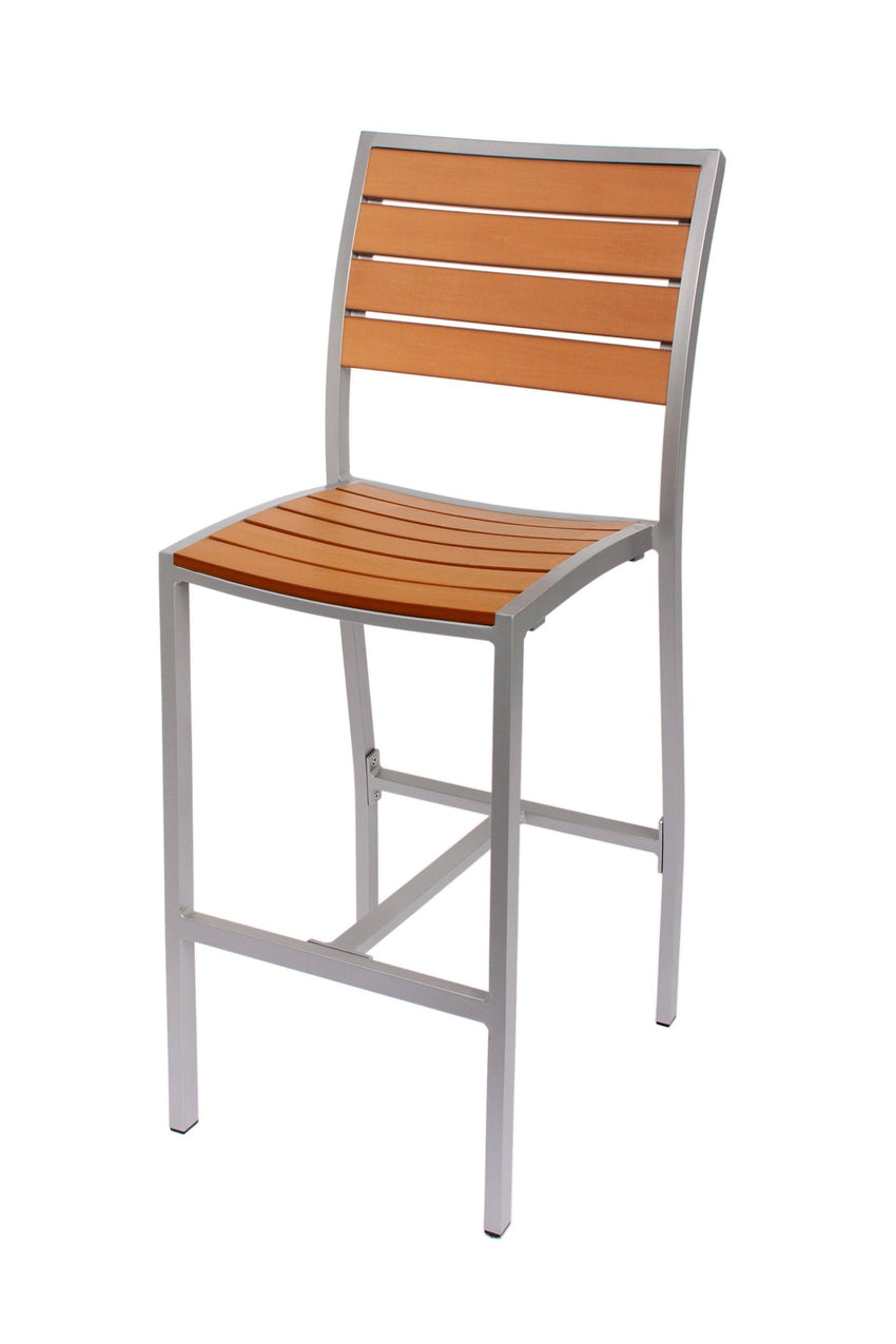BFM Seating Largo Teak Patio Bar Stool (BFM - PH102B) - SchoolOutlet