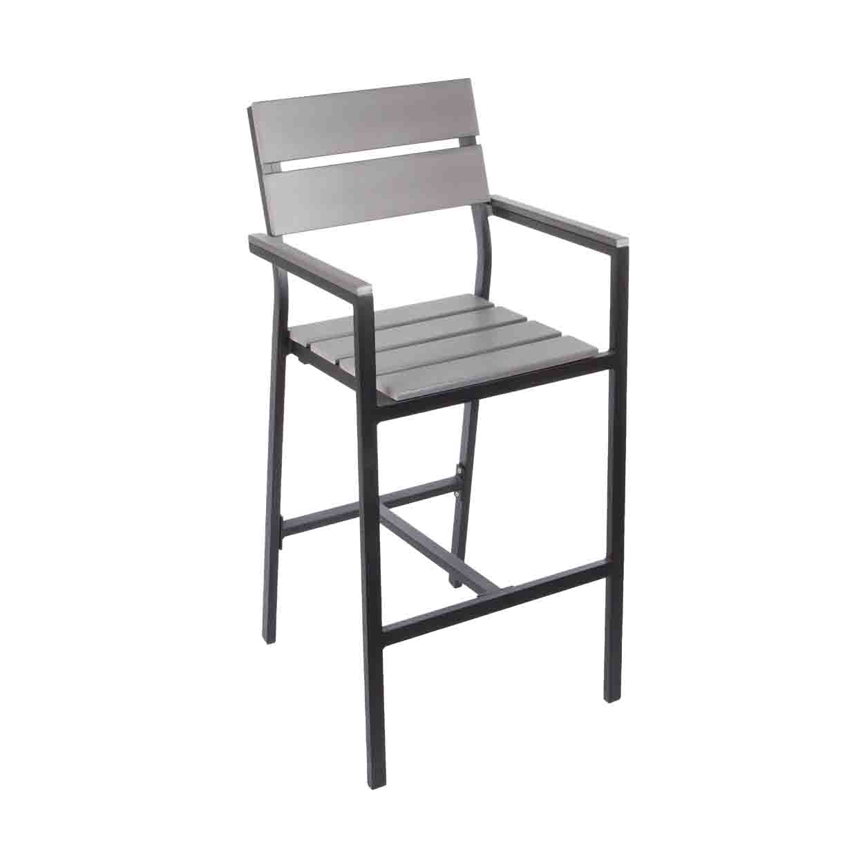 BFM Seating Seaside 29.5" Bar Stool with Arms (BFM - PH201) - SchoolOutlet