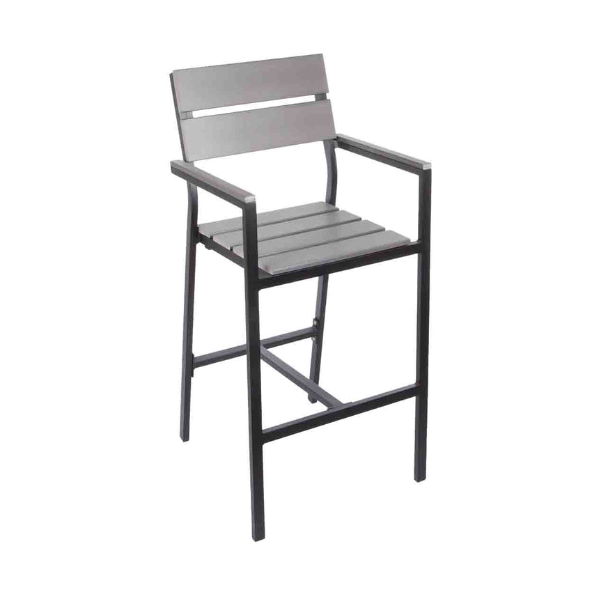BFM Seating Seaside 29.5" Bar Stool with Arms (BFM - PH201) - SchoolOutlet