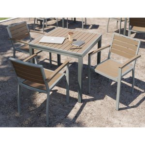 BFM Seating Seaside 29.5" Bar Stool with Arms (BFM - PH201) - SchoolOutlet