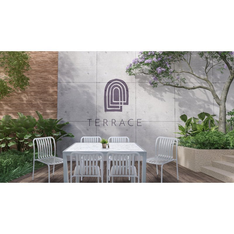 BFM Seating Surf Inlay 4 - Leg Bolt - Down Bar Ht. Table 32x48 - Carrara Top - (BFM - PH4L3248CRxT) - SchoolOutlet