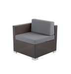 BFM Seating Aruba Wicker Left or Right Arm Corner Section with Cushions (BFM-PH5101JV-L/R) - SchoolOutlet