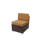BFM Seating Aruba Wicker Armless Middle Wide Sofa Section with Cushions (BFM-PH5101JV-MW) - SchoolOutlet