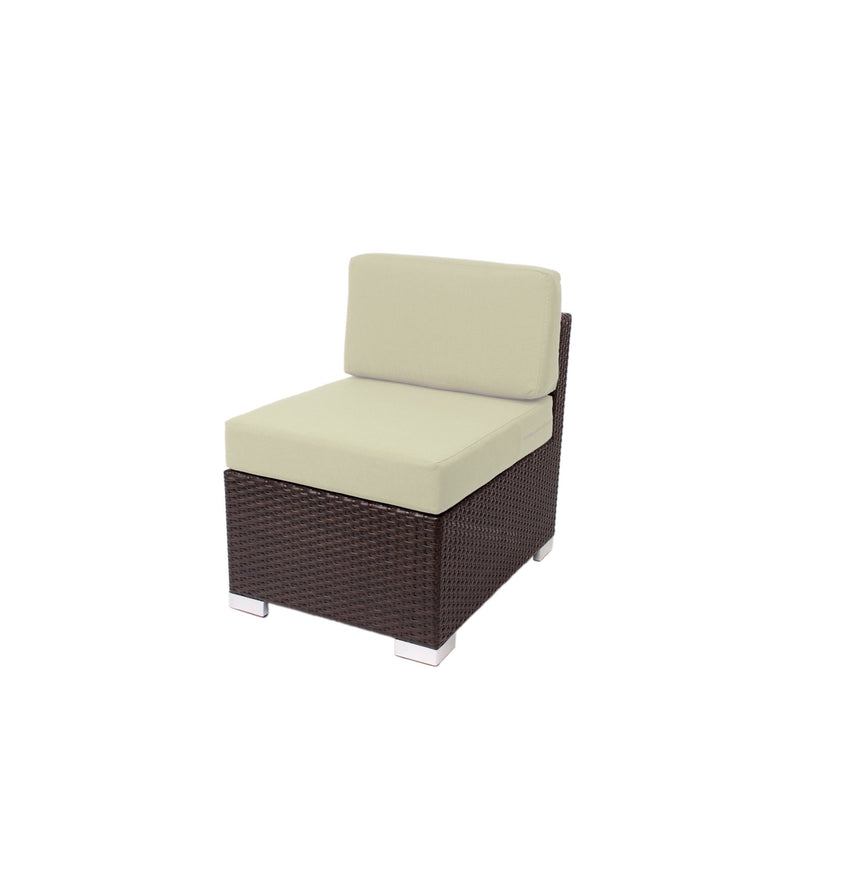 BFM Seating Aruba Wicker Armless Middle Wide Sofa Section with Cushions (BFM-PH5101JV-MW) - SchoolOutlet