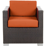 BFM Seating Aruba Wicker Arm Chair with Sunbrella Cushions (BFM - PH5102JV) - SchoolOutlet