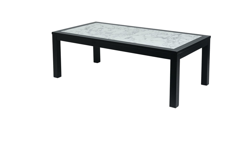 BFM Seating Belmar Inlay Coffee Table - Carrara Marble Top - (BFM - PH6104) - SchoolOutlet