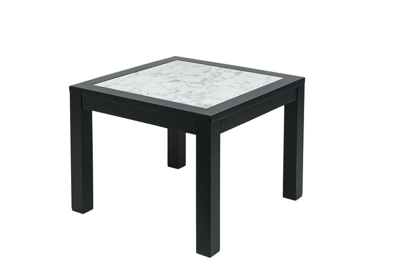 BFM Seating Belmar Inlay Coffee Table - Carrara Marble Top - (BFM - PH6105CR) - SchoolOutlet