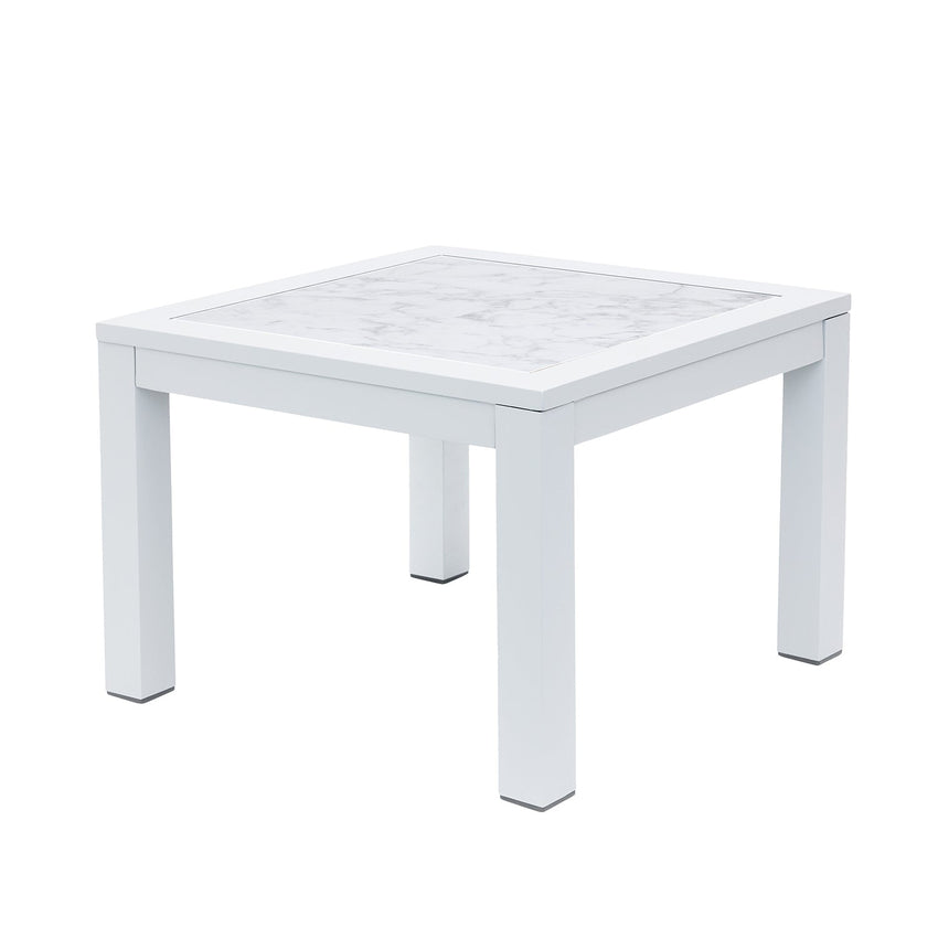 BFM Seating Belmar Inlay Coffee Table - Carrara Marble Top - (BFM - PH6105CR) - SchoolOutlet