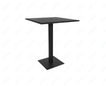 BFM Seating Beachcomber - Margate 36x36 Bar Height Table - Powder Coated - Umbrella Compatible - (BFM - PH3636T - MAR) - SchoolOutlet