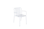 BFM Seating Key West - Vertical Slat Stacking Armchair - Powder Coated Aluminum - (BFM - PHKWAC) - SchoolOutlet