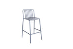 BFM Seating Key West - Vertical Slat Stacking Barstool - Powder Coated Aluminum - (BFM - PHKWBS) - SchoolOutlet