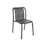 BFM Seting Key West - Vertical Slat Stacking Side Chair - Powder Coated Aluminum - (BFM - PHKWSC) - SchoolOutlet