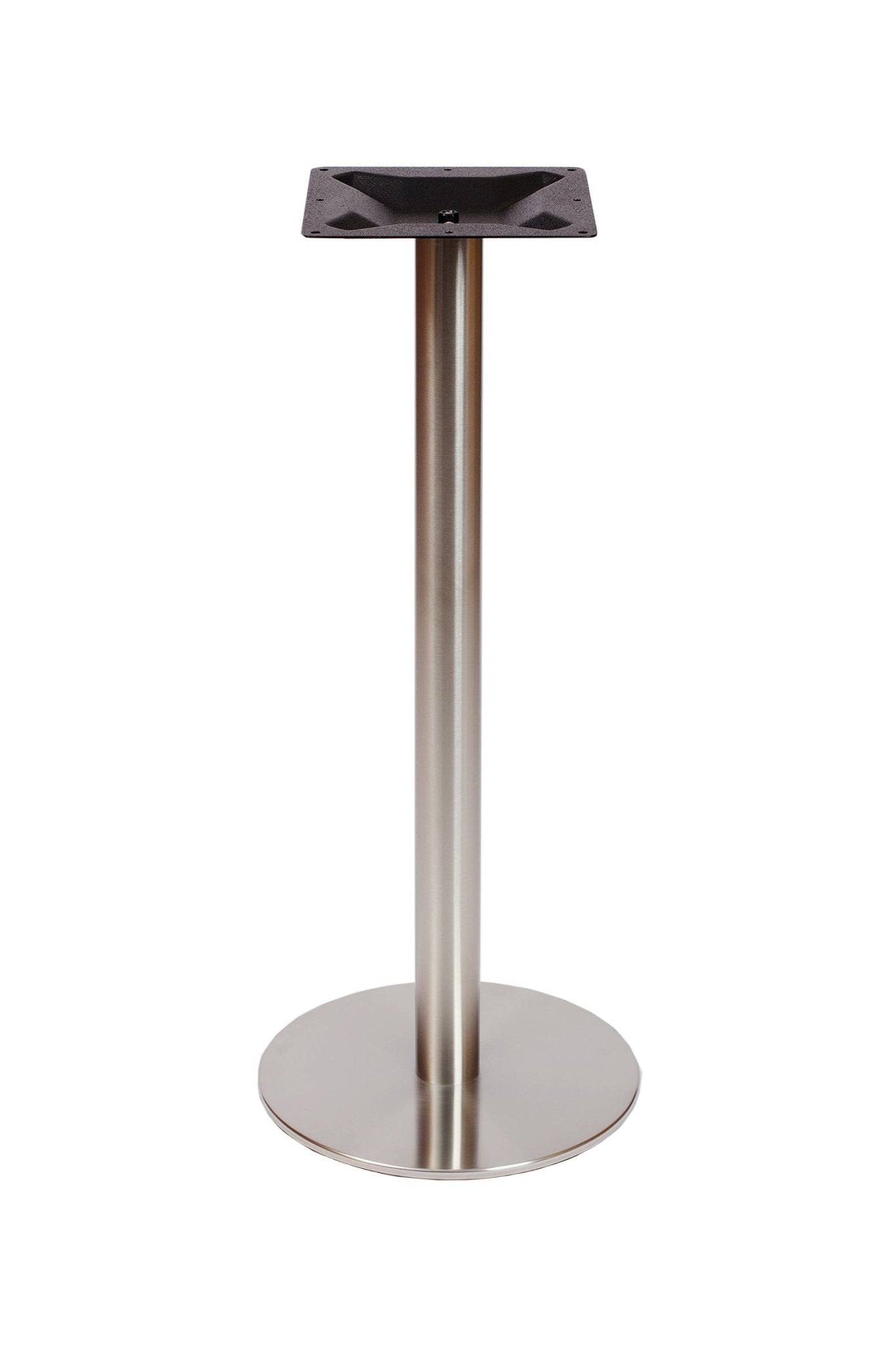 BFM Seating Elite 24" Round Bar Height Base(BFM - PHTB24RSST) - SchoolOutlet