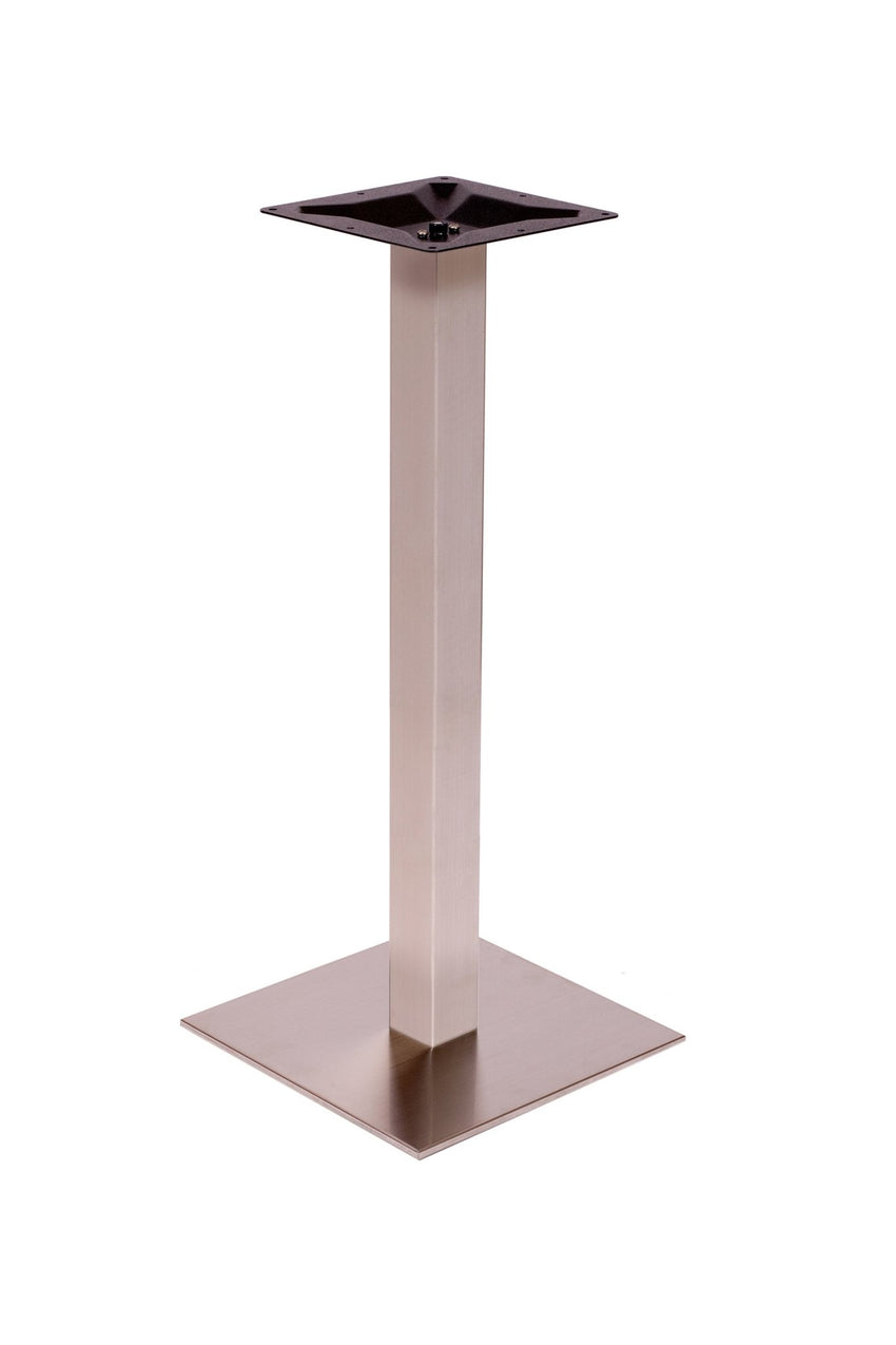 BFM Seating Elite 24" Square Bar Height Base (BFM - PHTB24SQSST) - SchoolOutlet