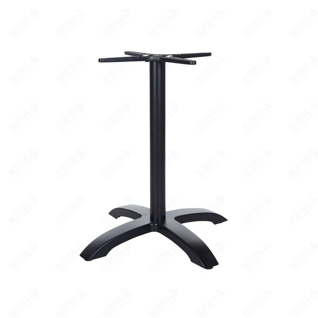 BFM Seating Bali Table Base - Weighted Cast Aluminum - Powder Coated Black 28"H (BFM - PHTB2626) - SchoolOutlet