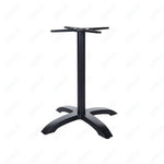 BFM Seating Bali Table Base - Weighted Cast Aluminum - Powder Coated Black 28