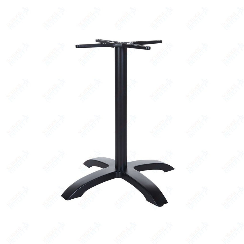 BFM Seating Bali Table Base - Weighted Cast Aluminum - Powder Coated Black 28"H (BFM - PHTB2626) - SchoolOutlet
