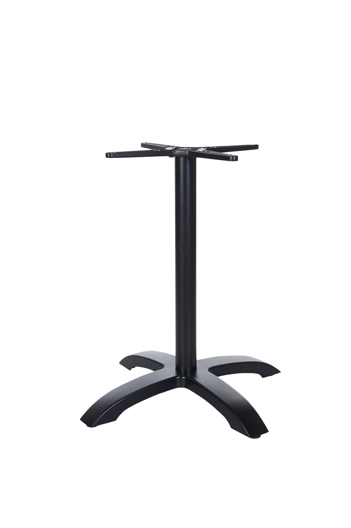 BFM Seating Bali Table Base - Weighted Cast Aluminum - Powder Coated Black (BFM - PHTB2626) - SchoolOutlet