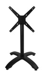 BFM Seating Bali Folding Table Base - Weighted Cast Aluminum - (BFM - PHTB2626F) - SchoolOutlet