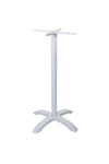 BFM Seating Bali Bar Height Table Base - Weighted Cast Aluminum - Powder Coated White - (BFM - PHTB2626T) - SchoolOutlet