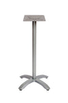 BFM Seating Bali Bar Height Table Base - Weighted Cast Aluminum - Powder Coated White - (BFM - PHTB2626T) - SchoolOutlet