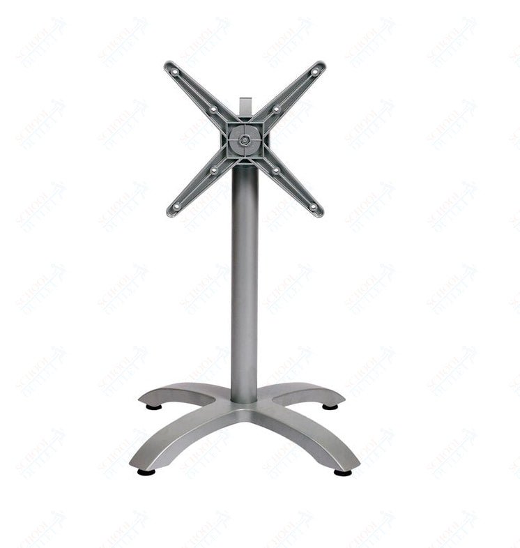BFM Seating Bali Folding Table Base - Weighted Cast Aluminum 28"H (BFM - PHTB2626F) - SchoolOutlet