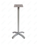 BFM Seating Bali Bar Height Table Base - Weighted Cast Aluminum - Powder Coated White 42
