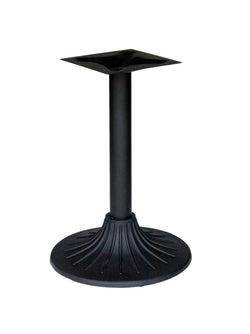 BFM Seating Niles Base 20" Round - Dining Height - Sand Black Finish - (BFM-PHTB500)