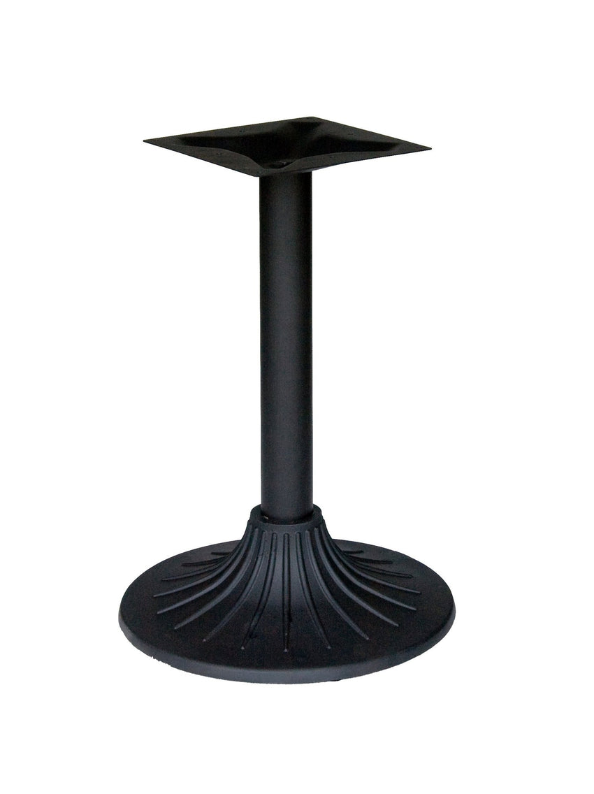 BFM Seating Niles Base 20" Round - Dining Height - Sand Black Finish - (BFM - PHTB500) - SchoolOutlet