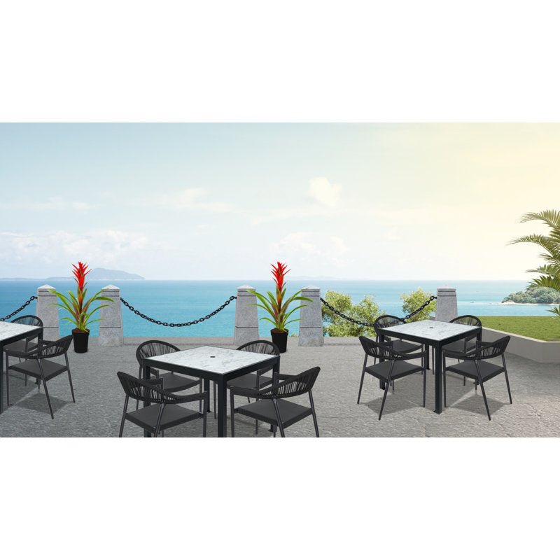 BFM Seating Tahiti Outdoor Dining Arm Chair (BFM - PHXAC) - SchoolOutlet